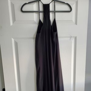 Flowy Spaghetti Strap Black Dress
